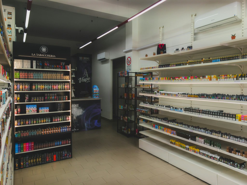 Interno negozio SOSmoke